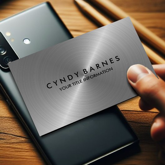 Silver Sheen Business Card Visitenkarte