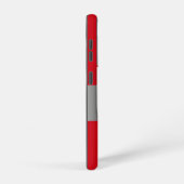 Silver Shield auf Red Backdrop Luxus Design Samsung Galaxy Hülle (Rechte Seite)