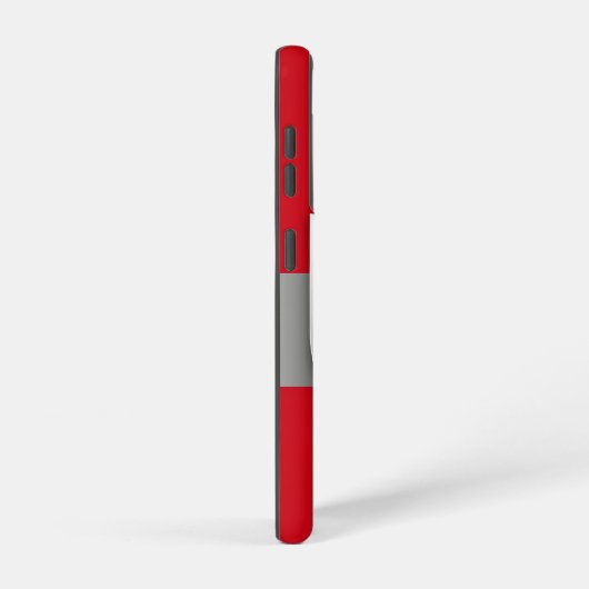 Silver Shield auf Red Backdrop Luxus Design Samsung Galaxy Hülle (Rechte Seite)