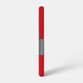 Silver Shield auf Red Backdrop Luxus Design Samsung Galaxy Hülle (Linke Seite)