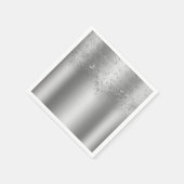 Silver Shimmer Flutter Schmetterling Sweet 16 Part Serviette (Ecke)