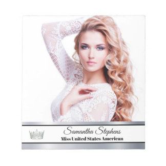 Silver Shine Autograph Pad Notizblock