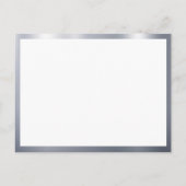 Silver Shine Custom Page Promo Card Postkarte (Rückseite)