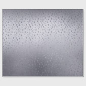 Silver Shiny Small Stars Confetti Vip Geschenkpapier (Flach)