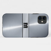 Silver Shiny Stainless Steel Metal 12 Case-Mate iPhone Hülle (Rückseite (Horizontal))