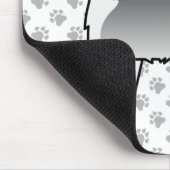 Silver Siberian Husky Niedlich Cartoon Dog Mousepad (Ecke)