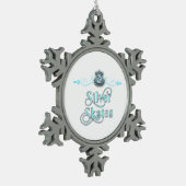 Silver Skate Ornament (Links)