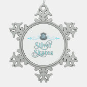 Silver Skate Ornament (Vorderseite)