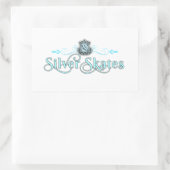 Silver Skates Sticker Rechteck (Tasche)