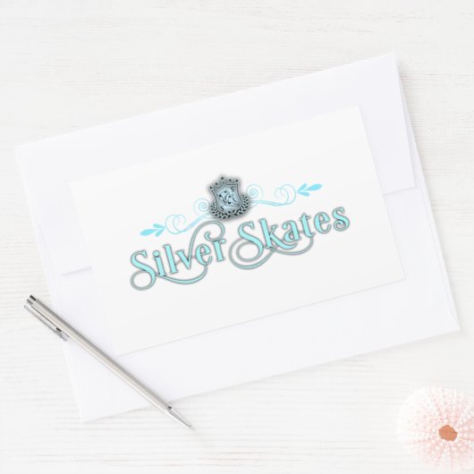 Silver Skates Sticker Rechteck (Umschlag)
