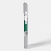 Silver Smaragdgrün agate Marmorname Case-Mate iPhone Hülle (Rückseite / Links)