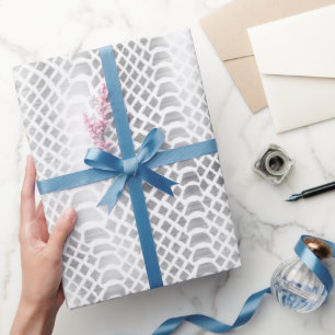 Silver Snake Print Geschenkpapier