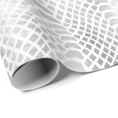 Silver Snake Print Geschenkpapier (Rolleneckpunkt)