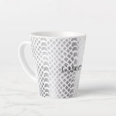 Silver Snake Print Milchtasse (Linke Ecke)