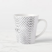 Silver Snake Print Milchtasse (Rechts)