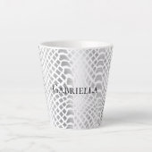 Silver Snake Print Milchtasse (Vorderseite)
