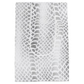 Silver Snake Print Mittlere Geschenktüte (Rückseite)