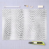 Silver Snake Print Seidenpapier (Handwerk)