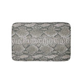 Silver Snake Skin Bath Badematte (Vorderseite)