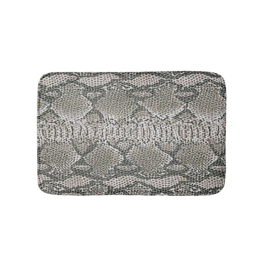 Silver Snake Skin Bath Badematte (Vorderseite)