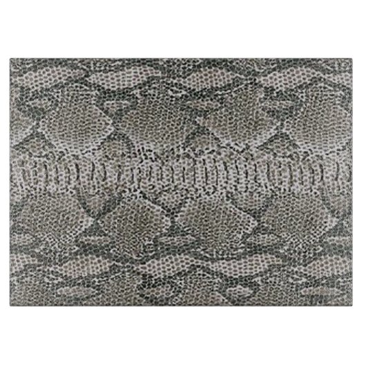 Silver Snake Skin Cutting Board Schneidebrett (Vorderseite)