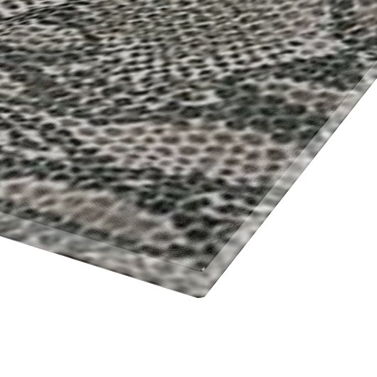 Silver Snake Skin Cutting Board Schneidebrett (Ecke)