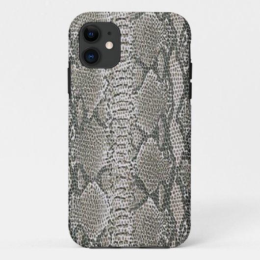 Silver Snake Skin iPhone 5G Fall Case-Mate iPhone Hülle (Rückseite)