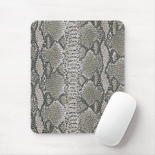 Silver Snake Skin Mouse Pad Mousepad (Mit Mouse)