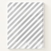 Silver Snowflake Baby Showroom Gästebuch Notizblock (Rückseite)