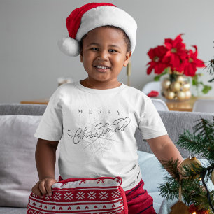 Silver Snowflake Frohe Weihnachten T-Shirt