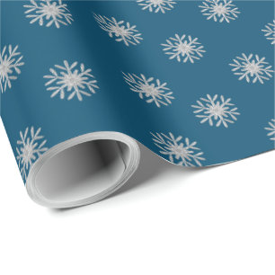 Silver Snowflake Geschenkpapier