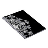Silver Snowflake Notizblock (Rechte Seite)