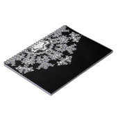Silver Snowflake Notizblock (Linke Seite)