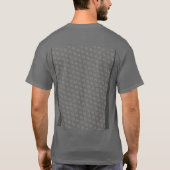 Silver Snowflake Pattern T - Shirt (Rückseite)