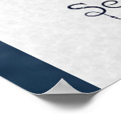 Silver Snowflake Poster (Ecke)
