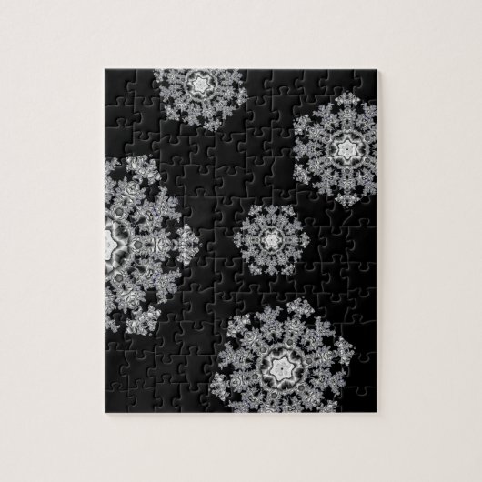 Silver Snowflake Puzzle (Vertikal)