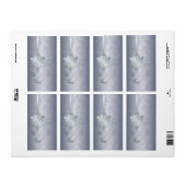 Silver Snowflake Silver Foil Etikett (Vorne)