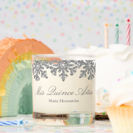 Silver Snowflake Winter Quinceanera