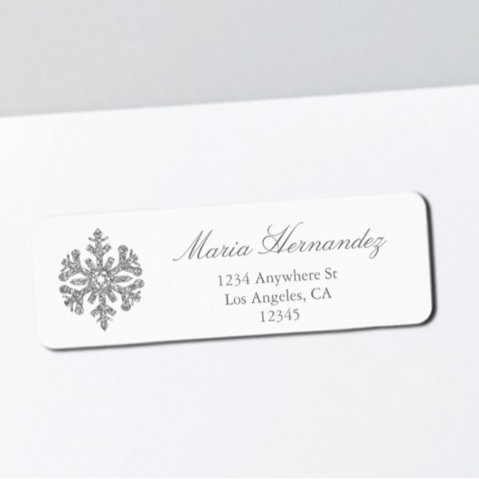 Silver Snowflake Winter Quinceanera