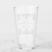 Silver Snowflake Winter Sweet 16 Glas (Rückseite)