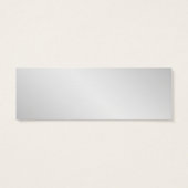 Silver Snowflake Winter Wedding Drinks Tickets (Rückseite)