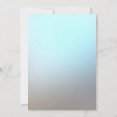 Silver Snowflakes, Frame Corporate Christmas Party Einladung (Rückseite)