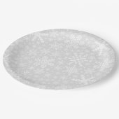 SILVER SNOWFLAKES | Teller für Tageszeitungen (Schrägansicht)