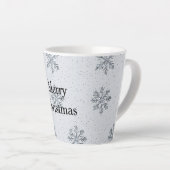 Silver Snowflakes Weihnachten Milchtasse (Rechte Ecke)