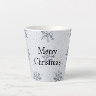 Silver Snowflakes Weihnachten Milchtasse