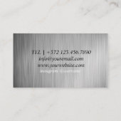 Silver Social Worker Visitenkarte (Rückseite)