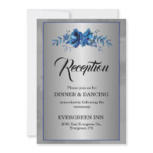 Silver Soirée Blooming Blue Affair Empfang