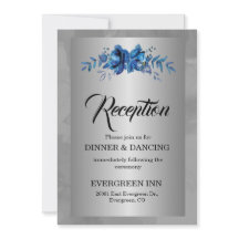 Silver Soirée: Ein blühender blauer Empfang