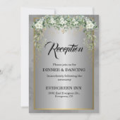 Silver Soirée: Eine blühende Affäre Einladung (Vorderseite)
