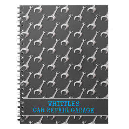 Silver Spanners Car Auto Mechanik Werkstatt Notizblock